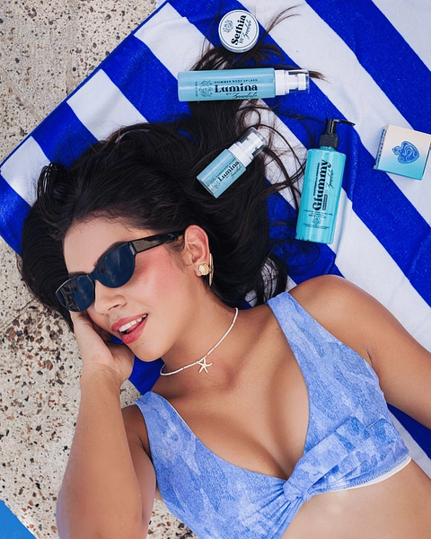 Lumina Azul | Body Shimmer Frutal Vainilla