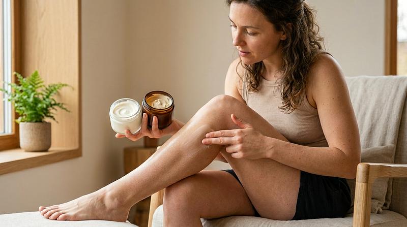 Crema vs mantequilla corporal: cuál elegir